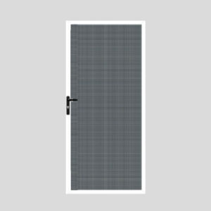 Slimline Single Hinged Security Screen Door